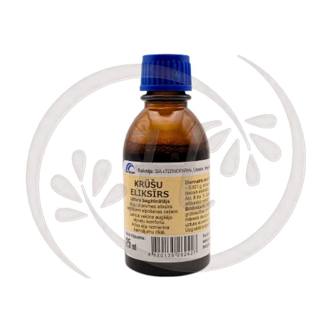 Krūšu eliksīrs 25 ml – Atvieglo elpošanu un nomierina klepu