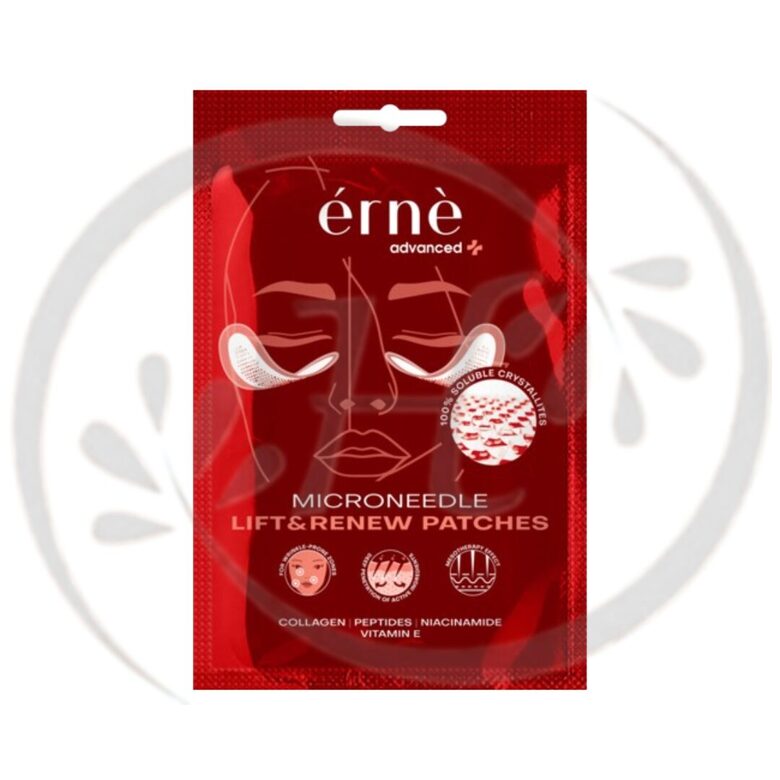 ÉRNÉ Advanced Microneedle Lift & Renew acu zonas plāksteri ar kolagēnu un peptīdiem