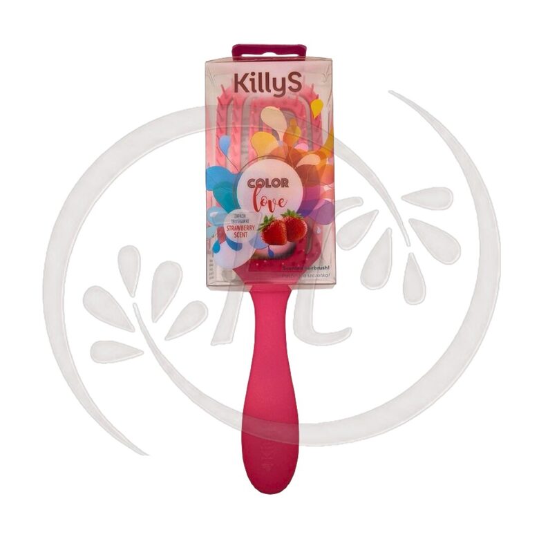 KILLYS Color Love Strawberry Scented Hair Brush