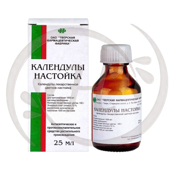 Kliņģerīšu tinktūra, 25ml (Calendula officinalis)