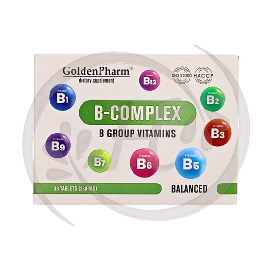 Golden Pharm B-Complex 250 mg, N30