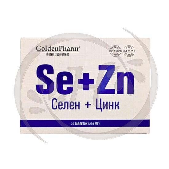 Golden Pharm Selēns + Cinks (cinka citrāts), N36