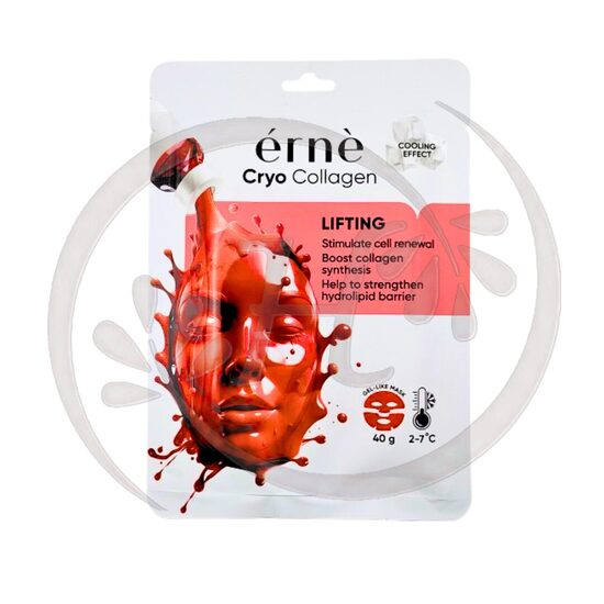 Erne Cryo Collagen sejas liftinga maska ar kolagēnu un retinolu, 1 gab