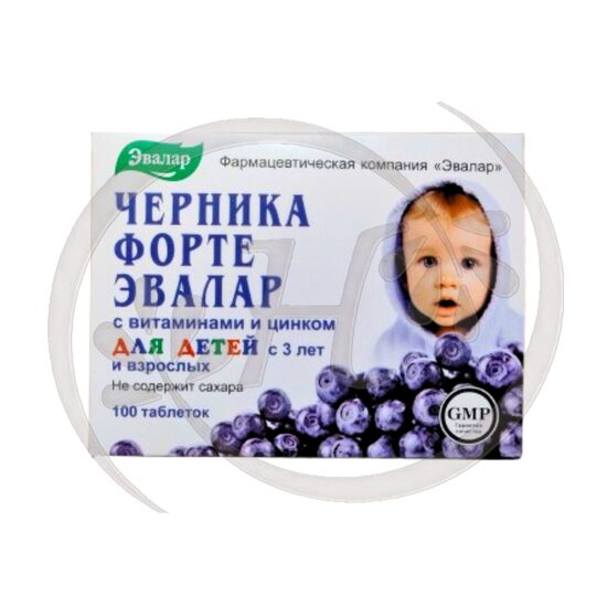 Evalar Černika Forte, N100