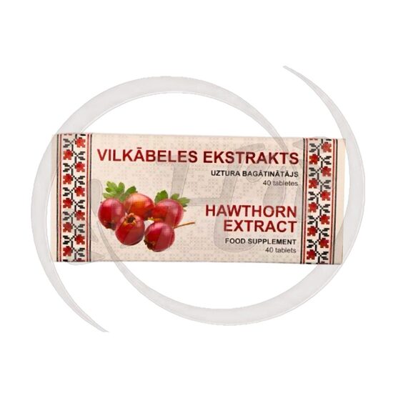 Vilkābeles ekstrakts tab. N40 (tab. 30mg)