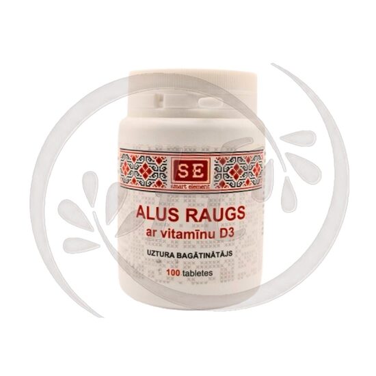 Alus Raugs ar vitamīnu D3 tab. N100