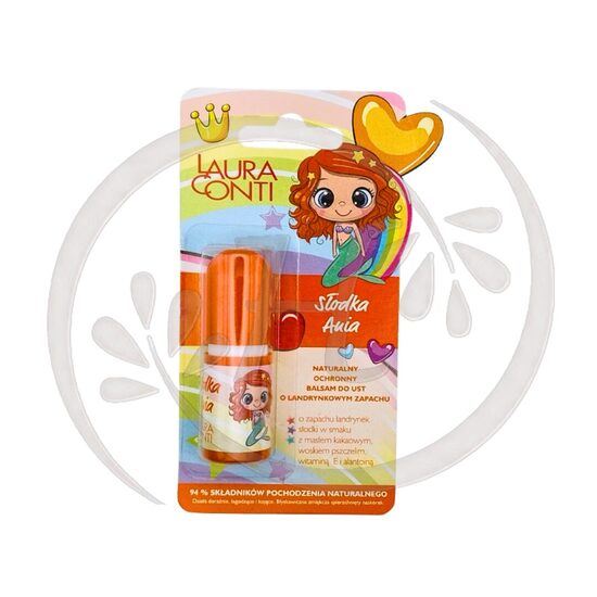 Laura Conti - Auia bērnu lūpu balzams, 3,8 g