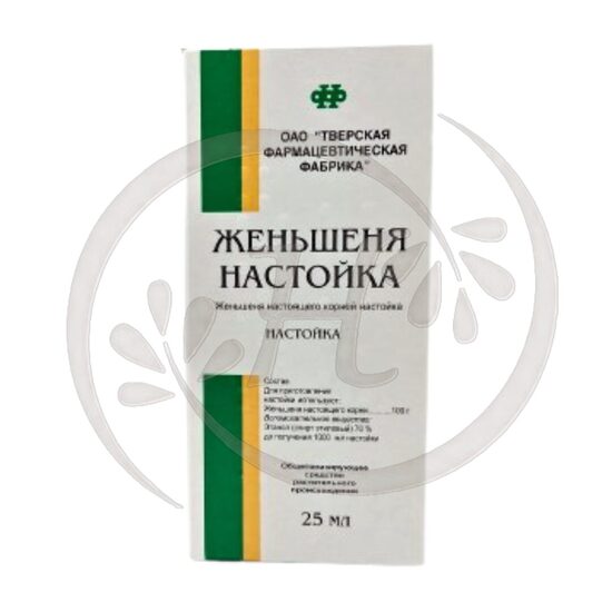 Žeņšeņa tinktūra 25ml