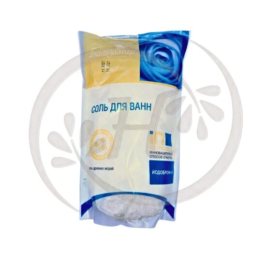 Ancient sea bath salt, 1kg with IODINE and BROMINE